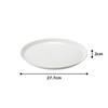 NARUMI Pro Style White Plate, 27cm, 50131-5827