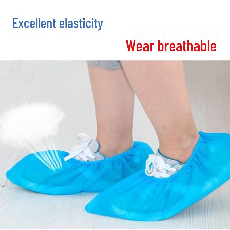 Changbaosen Einweg-Schuhüberzüge aus Vliesstoff, 200 Stück