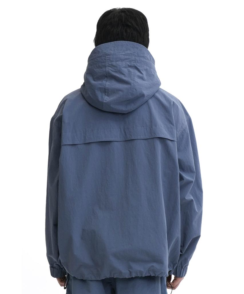 Openyard(Oy) Nylon Wind Breaker Jacket-Blue
