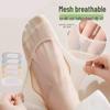 Women's Summer Thin Ice Silk Low-Cut Boat Socks - Anti-wear, Sweat-absorbing, Non-slip Heel