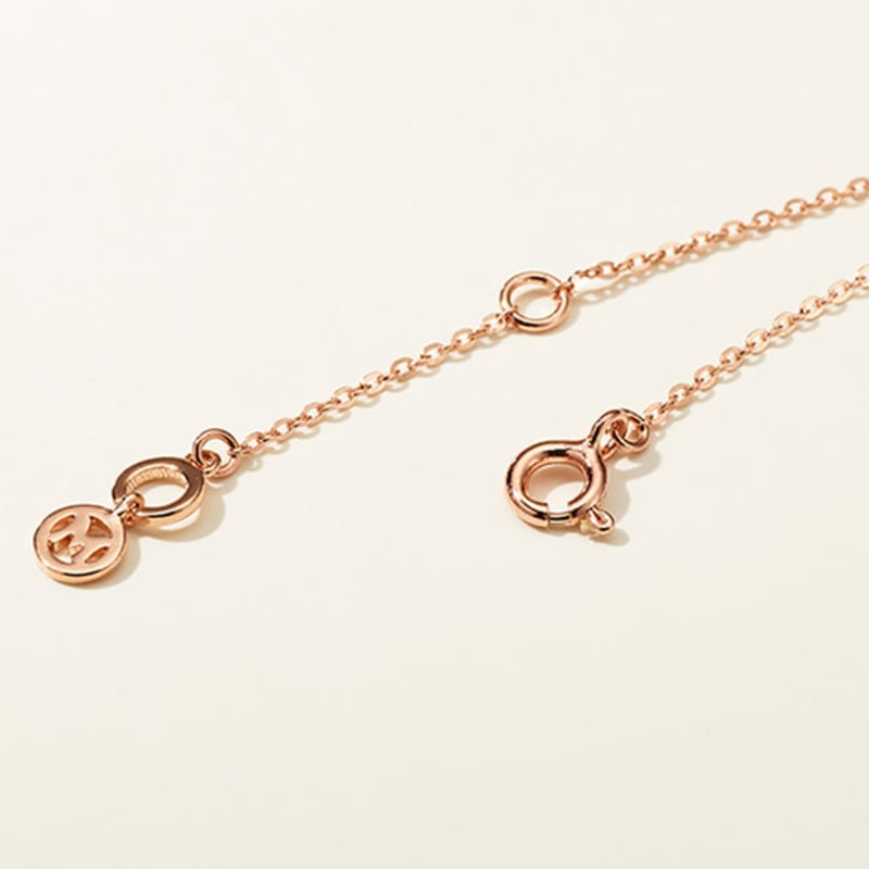 METROCITY JEWELRY M Basic Sterling Silver Rose Bracelet A231SB9204RPQ