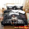 RIP jaydayoungan Bedding Set Single Twin Full Queen King Size Bed Set Aldult Kid Bedroom Duvetcover Sets Anime parure de lit Bed