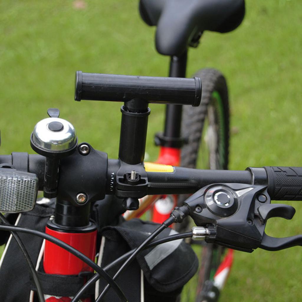 Bicycle Handlebar Extended Bracket Headlight Mount Bar Bike Cycling Flashlight
