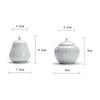 Creative Small Tea Jar household ceramic moisture-proof tea storage jar Small portable tea storage sealed jars Teaware Caddies
