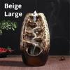 Ceramic Waterfall Backflow Incense Burner Creative Incense Sandalwood Tower Incense Home Decoration Gift Incense