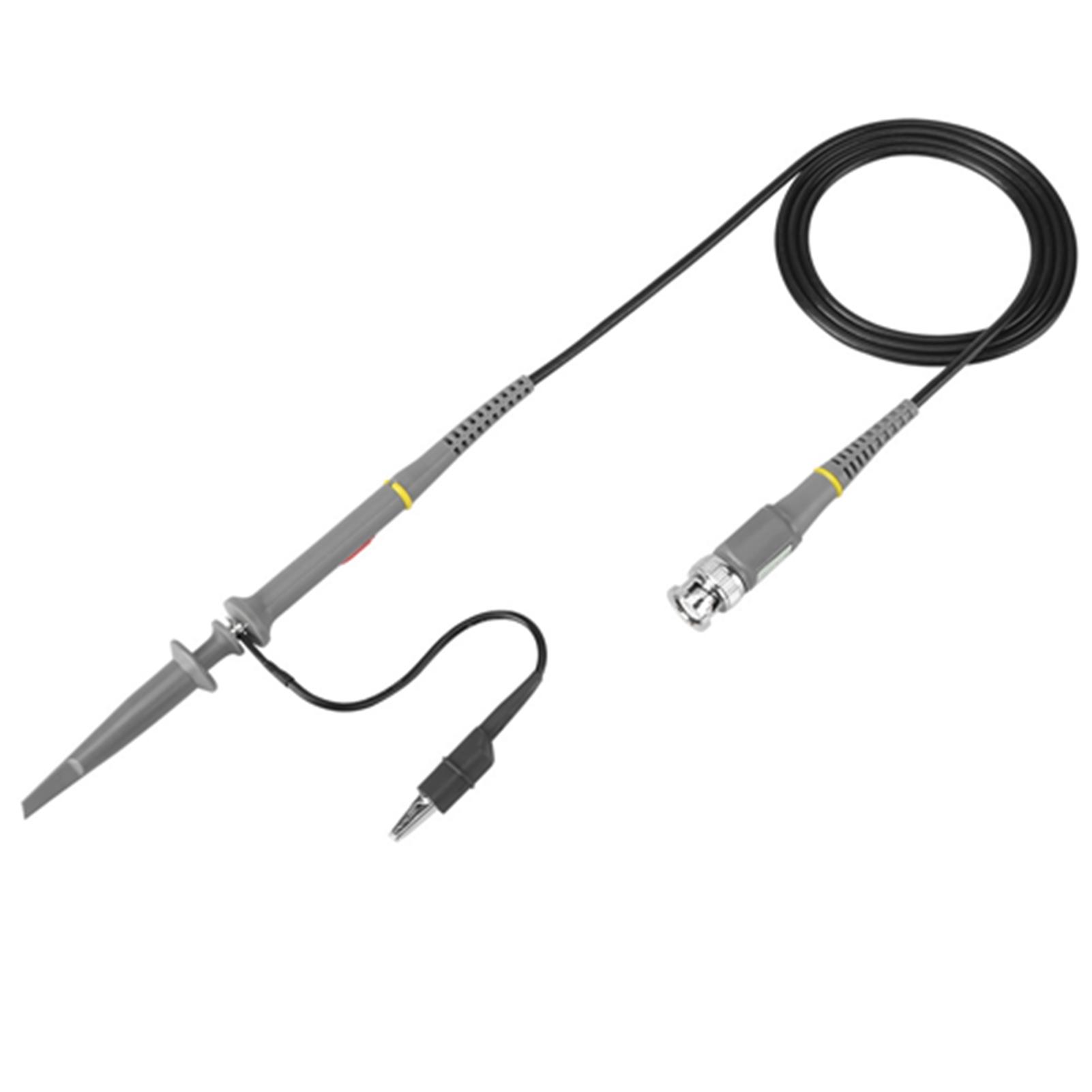 

2pcs Precision BNC Oscilloscope Probe Kit 100Mhz Scope Clip 1X 10X Switchable Test Cable