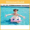 Cute Cartoon Patterned Pvc Swim Ring For Kids 2-10 Years Old