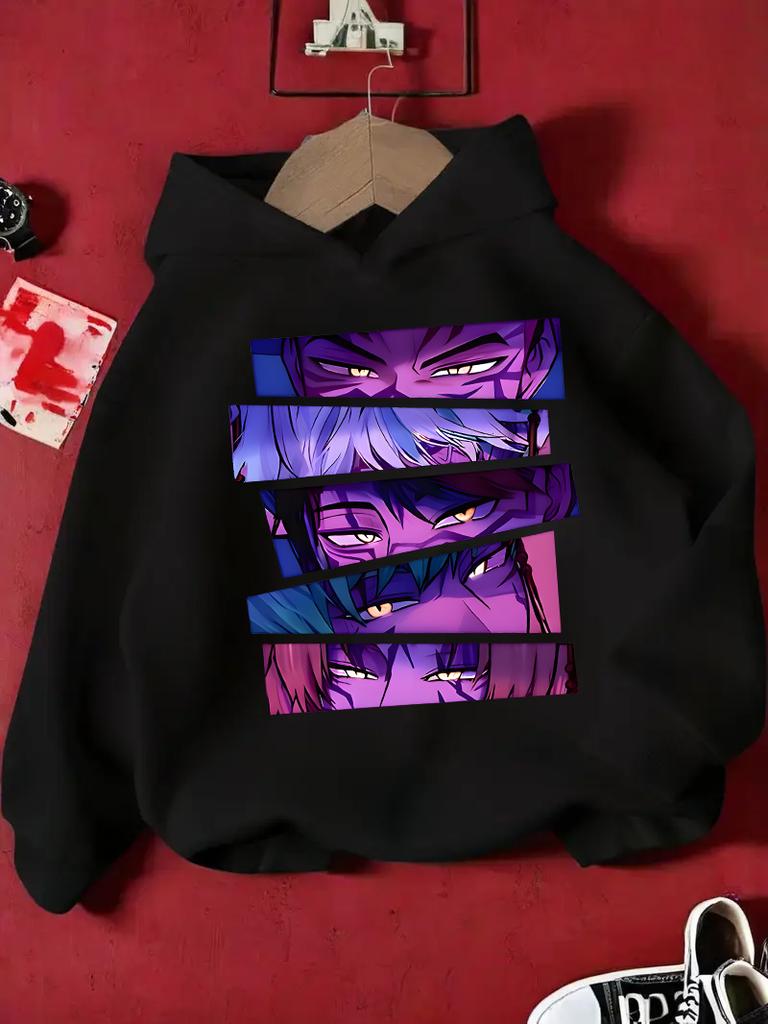 KPop Hunter Rumi Derpy Cartoon Girls Boy Hooded Sweatshirt Warm Children's Wave Fashion Casual Tops Casual Girls Clothing