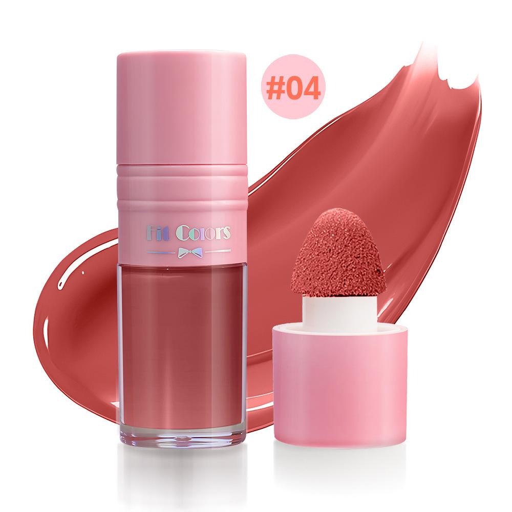 Fit Colors 3D Liquid Highlighter & Contour Blush - Matte & Pearlescent Multifunctional Makeup Brightener.
