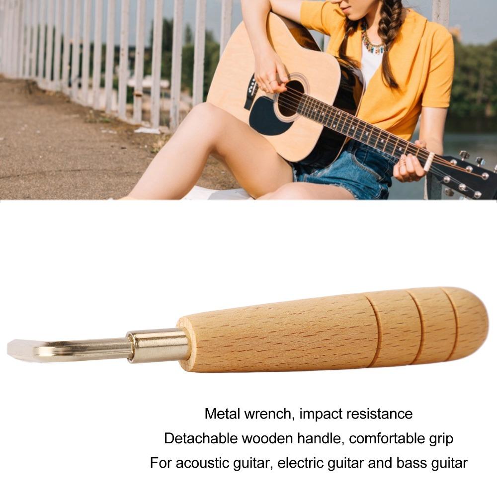 Wood+Metal Guitar Truss Rod Wrench Non-Slip Grip Guitar Repair Tool For Guitar
