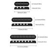 Elastomer Identity Adhesive Cable Clamps For Desk Car Home Twist Complimentary Cord Management Permanent Flexible Wire Owner