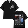2025 Rapper Myke Towers Europe Tour Tshirts Men Women Fashion Hip Hop Short Sleeve Tshirt Cotton Oversized T Shirts Streetwear