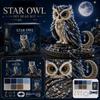 DIY Bead Kit Star Owl 3D Handmade Craft Kit for Adults and Teens Includes Detailed Instructions and All Materials for Bead Embroidery Sculpture