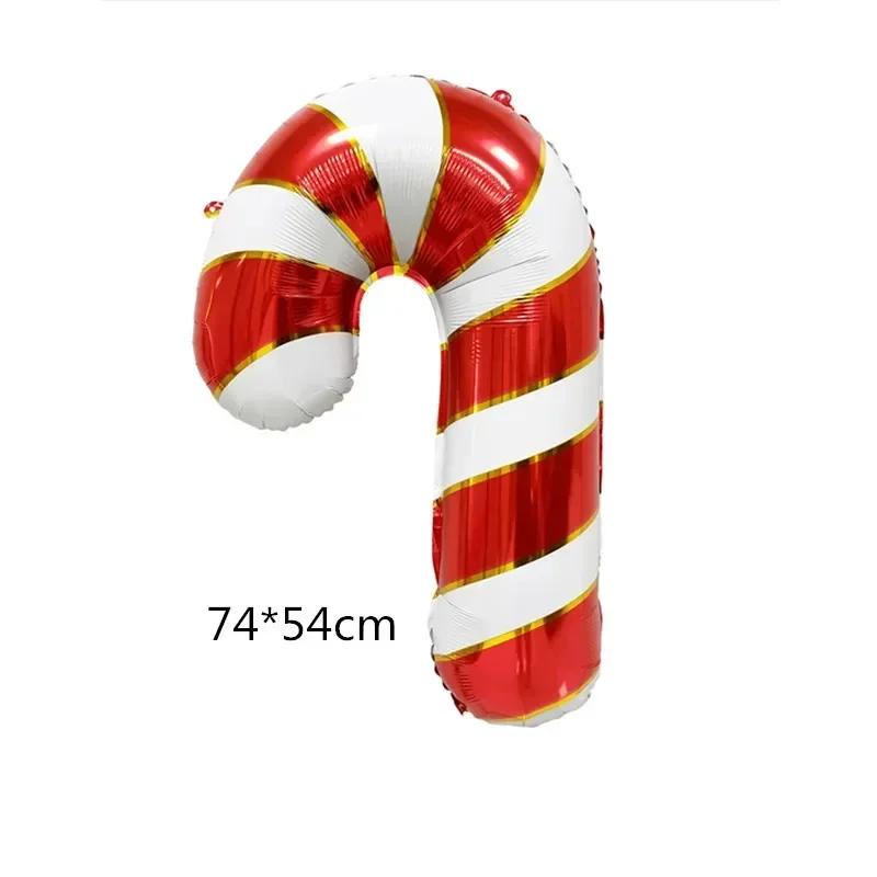 Große Weihnachtsballons Weihnachtsmann Schneemann Elch Strumpf Folienballon Weihnachtsdekorationen für Zuhause Navidad Neu