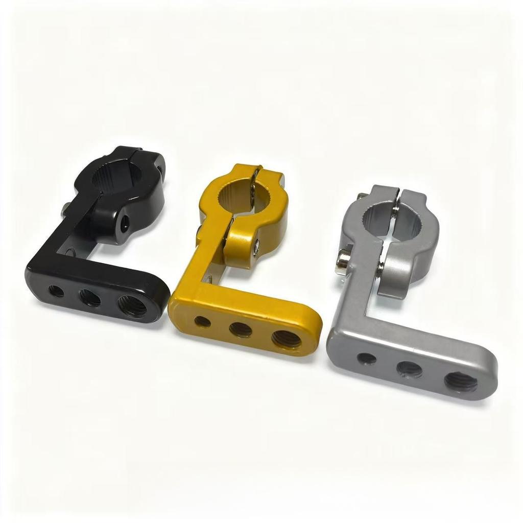 Motorcycle Aluminum Alloy Handlebar Extension Bracket Multi-Functional Mounting Support for Various Motorcycle Fits