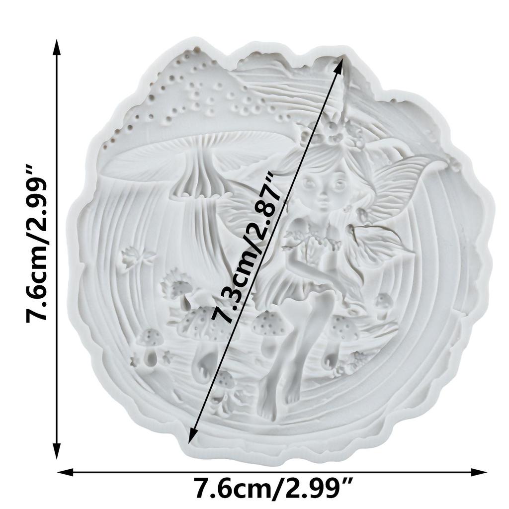 Butterfly Fairy Silicone Mold Fairy Fondant Molds Cake Decorating Tools Theme Cake Dessert Decorated Chocolate Candy Mold