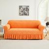 1 PC High elasticity jacquard sofa cover with skirt all-season universal pet stain-resistant easy to install machine washable