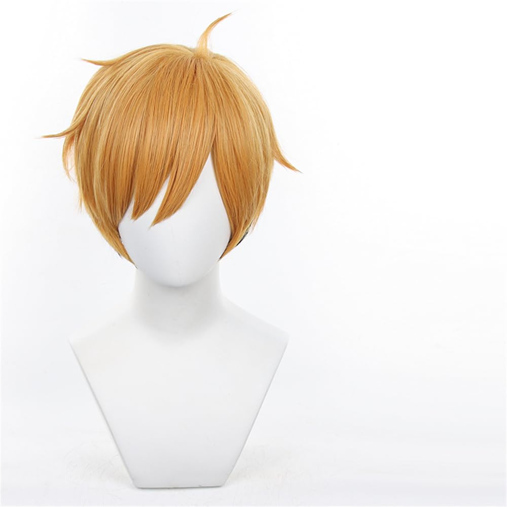 Akixen Miya Atsumu Miya Atsumu Perucă Cosplay Anime plasă de păr Fashion Prezent Eveniment Halloween Crăciun Rezistent la căldură Deghizare Costum Festivalul școlar