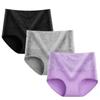 Set of 3 High-Waisted Women's Jacquard Panties - Sexy, Postpartum Abdomen Control, Hip Lift Design.