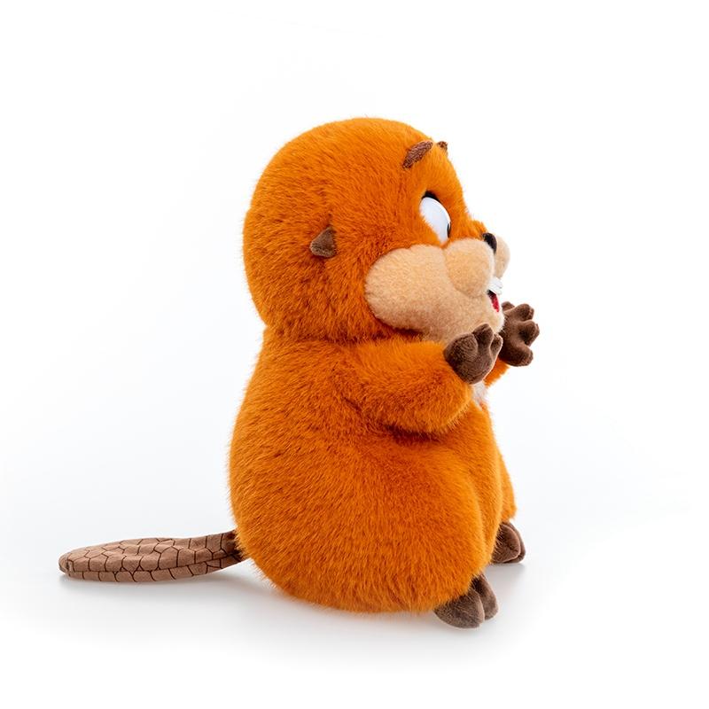 Nice Anime Hoppers Plush Cute King Georges Tom Lizard Plush Soft Stuffed Animal Beaver Plushie Doll Toy Birthday Gift for Kid