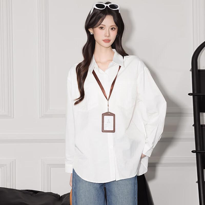 Women's Cotton Loose Lapel Shirt Cardigan
