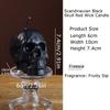 1PC Black Skull Aroma Candle Decor Candle Gothic Horror Scented Candle Macabre Skeleton Wax Melt