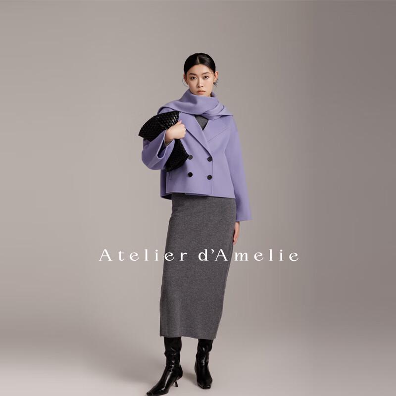 

ATELIER D AMELIE Women s Short Double-Faced Wool Coat AW23-ADA5 S