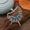 Retro Cute Ballet Girl Rhinestone Brooch - Fashionable Corsage Accessory