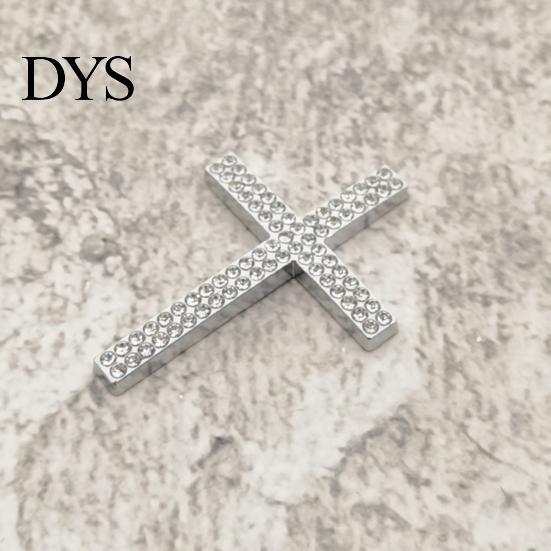 Eye-catching Car Decal Bling Waterproof Rhinestone 3D Religious Sticker with Self-Adhesive Self-adhesive Backing for Bumper Window Laptop Luggage