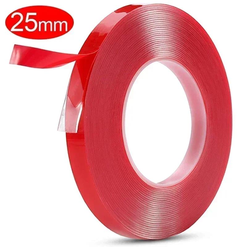 Double Sided Adhesive Tape High Strength Acrylic Transparent Silicone No Traces Sticker Car Fixed Stickers Waterproof Glue Tapes