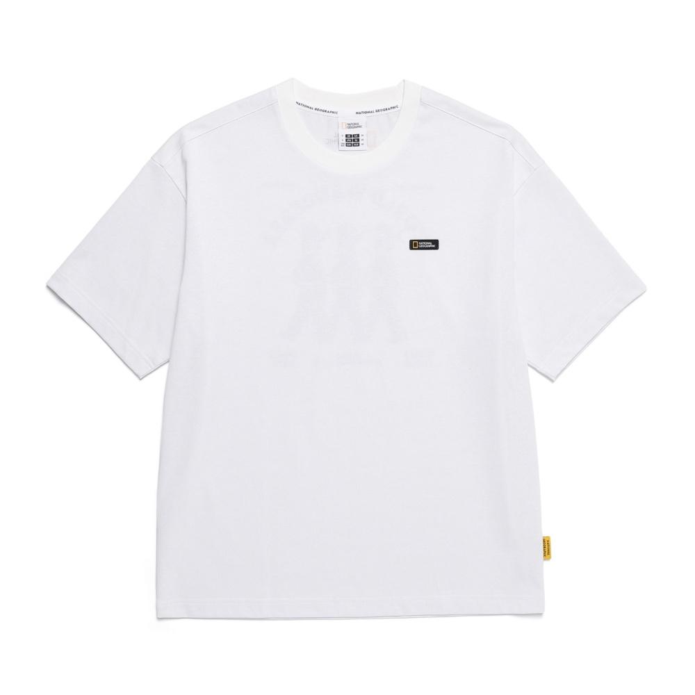 NATIONALGEOGRAPHIC N252Uts911 Obis Wanderer Short Sleeve T-Shirt White