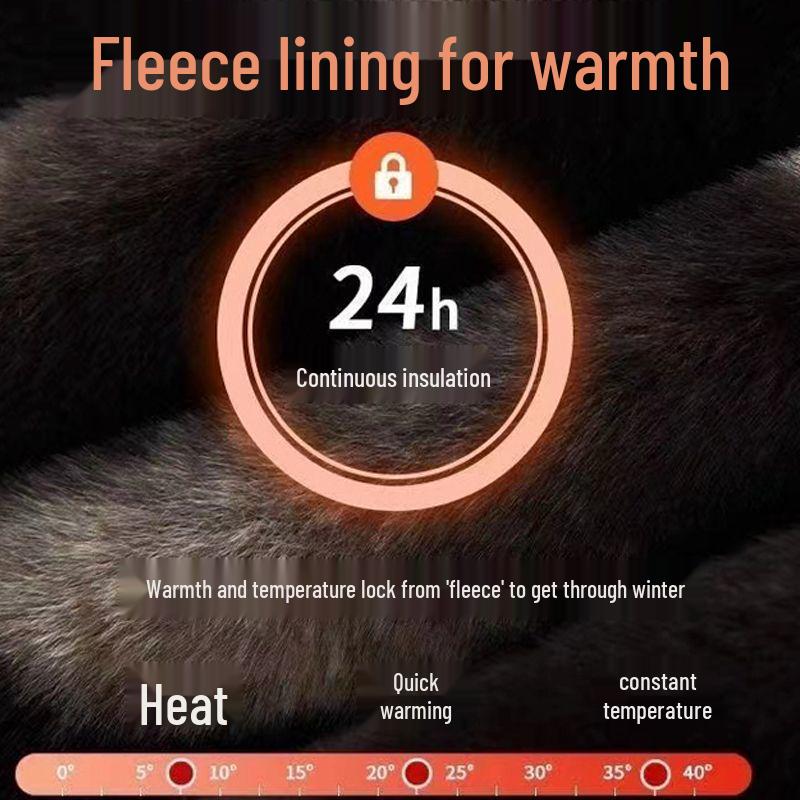 Woodpecker Dad Winter Coat: Velvet-Thickened Down Cotton Jacket for Middle-Aged & Elderly, Lapel Design, Warm Cotton Clothing.
