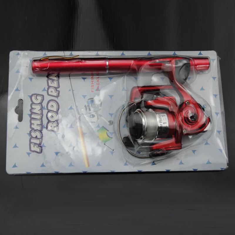1M Pen Rod Set Mini Spinning Reel Fishing Rod Telescopic Pocket Fishing Rods Fishing Rod Set
