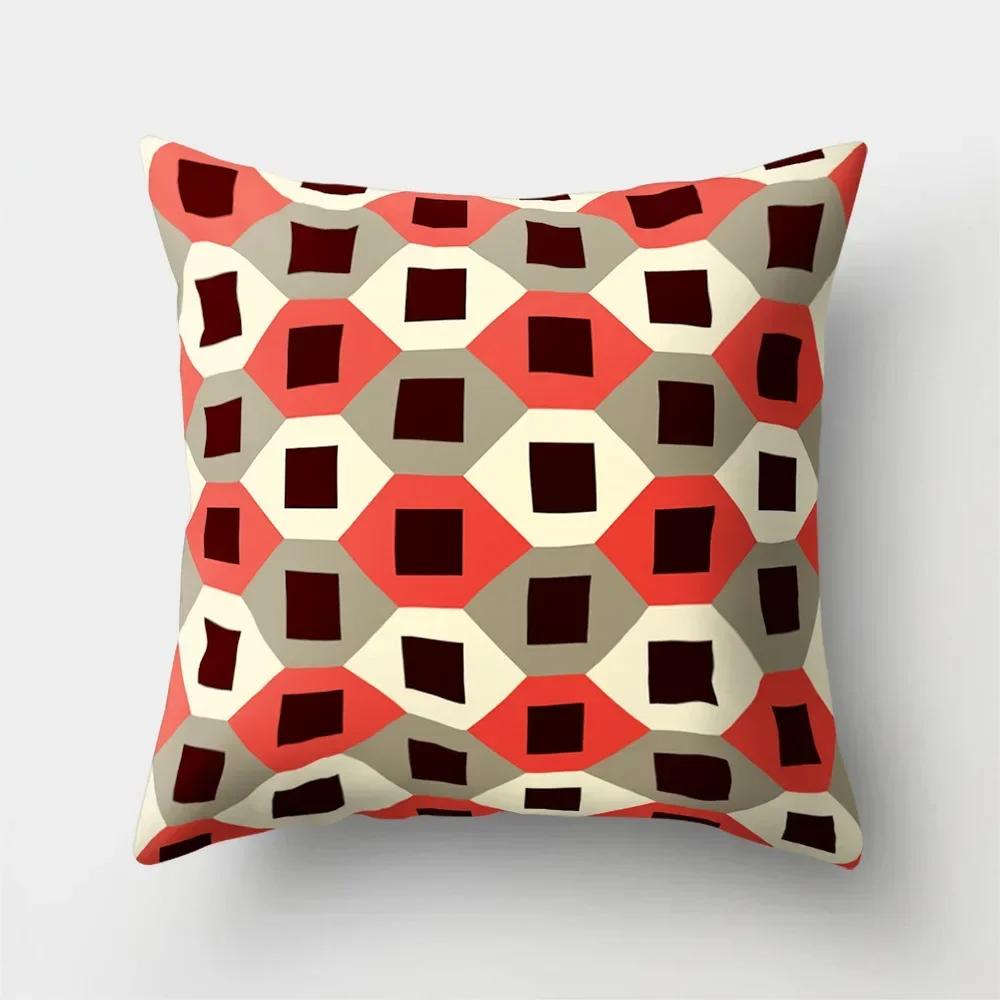 Sofa Pillowcase Home Cushion Cover Colorful Rainbow