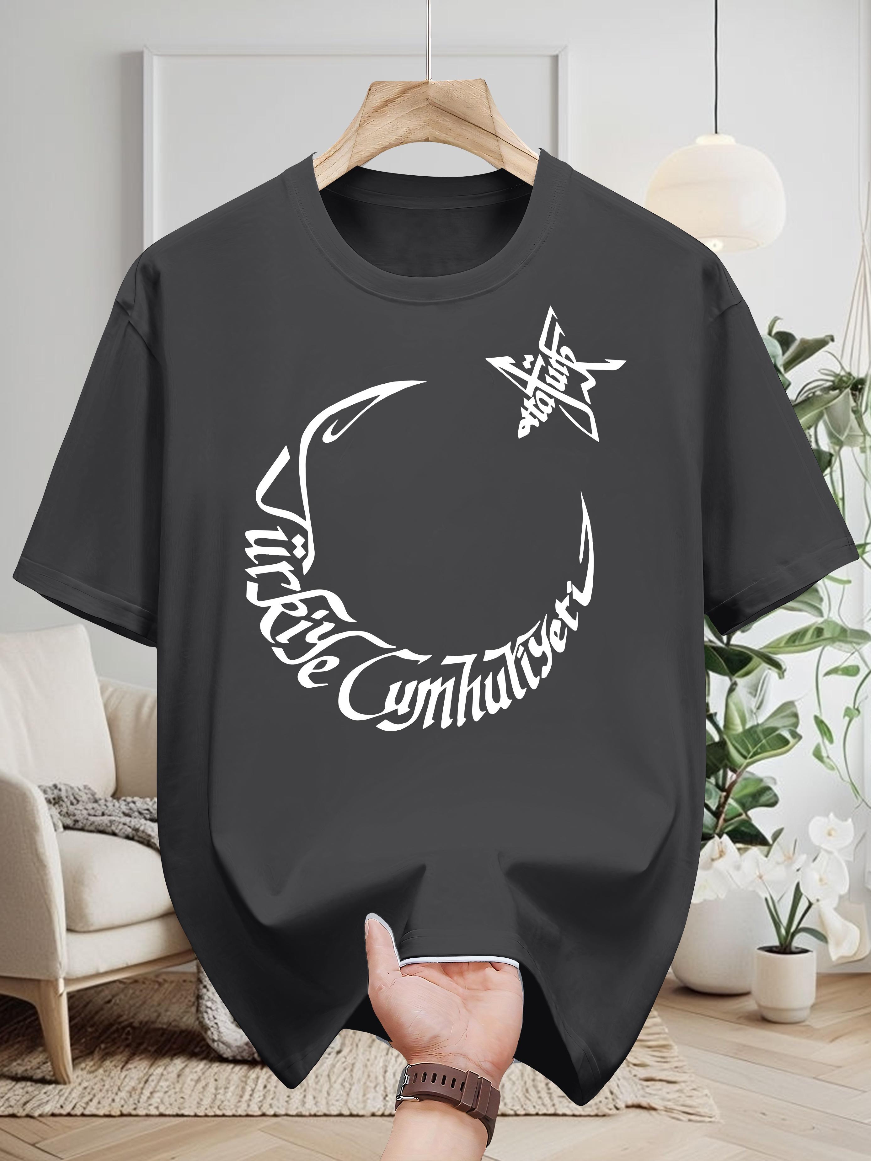 200g 100% Pure Cotton Short-Sleeve T-shirt - Casual XL