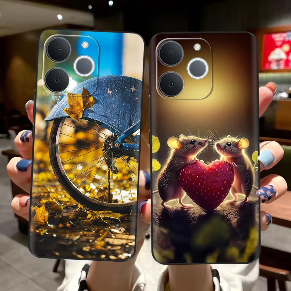 Painted Cover For Realme Note 70 70T Case Silicone Soft Phone Back Cover For Realme Narzo 80 Lite Cases Capa New Fundas Casing