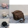 Chic Minimalist Korean Style Crossbody Bag 2024 New Fashion Round Purse