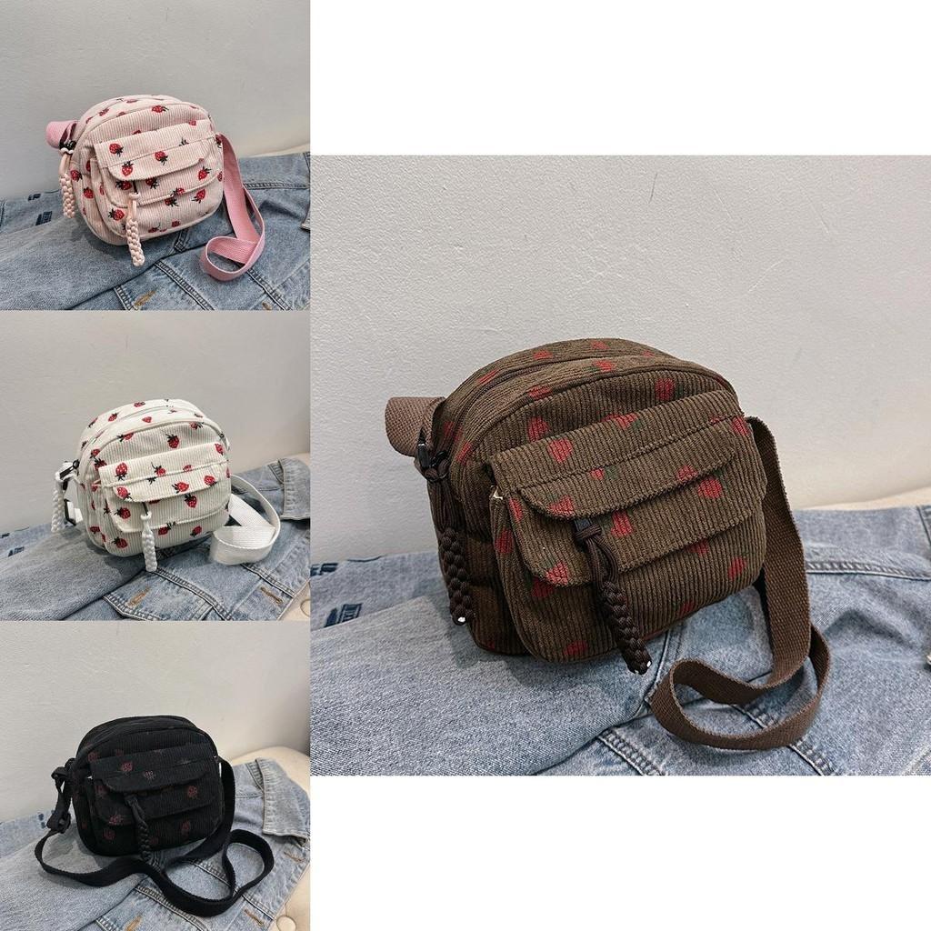 Chic Minimalist Korean Style Crossbody Bag 2024 New Fashion Round Purse