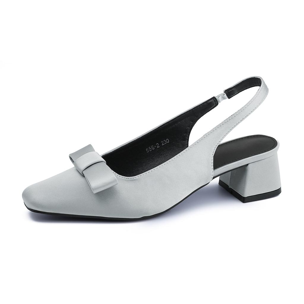 Summer new high-heeled sandals women's fashion 2025 French back empty single shoes women's versatile temperament socialite women's shoes
