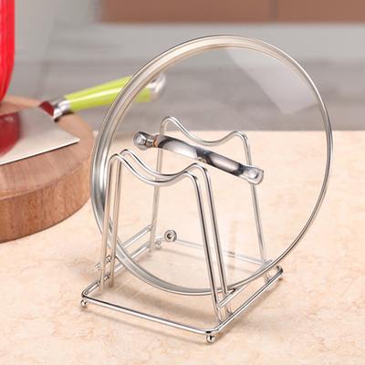 Cutting Board Organizer High Strength Pantry Organizing Square Shape Stainless Steel Chopping Board Stand for Kitchen