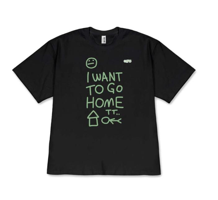 

Funny I Want To Go Home Graphic TShirt for Unisex Women Humor Casual Short Sleeve Sarcastic Tee Shirt for Teen Boys Girls Simple 3XL