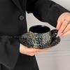 Jinyun Retro Coffee Cup Gift Box Ceramic Gift Cup Souvenir Light Luxury Flowers High end Cup Saucer Gift