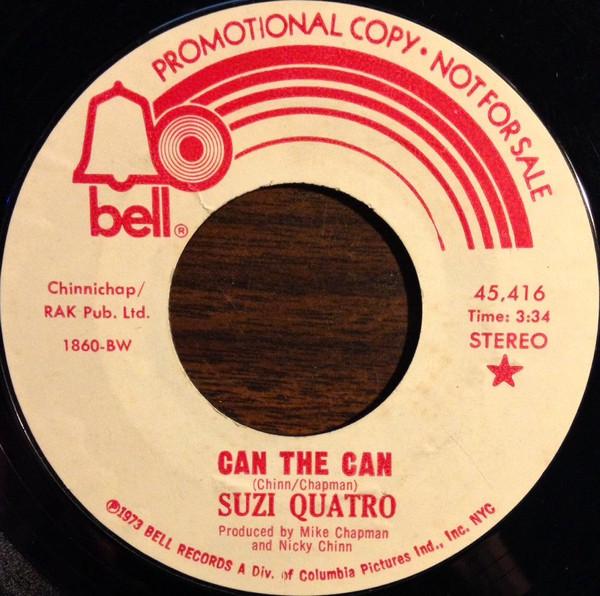 

7inch Record SUZI QUATRO - Can The Can 45416 Bell Records 1973 US Rock Used