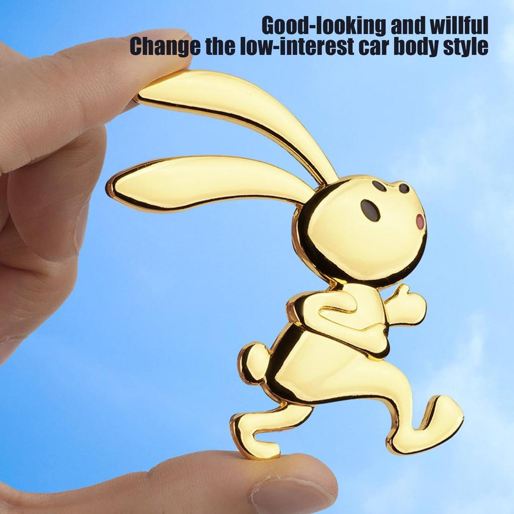 Vziguhk Rabbit Car Sticker, Rabbit Car Decal, Cute Animal Auto Window Adhesive Decoration |