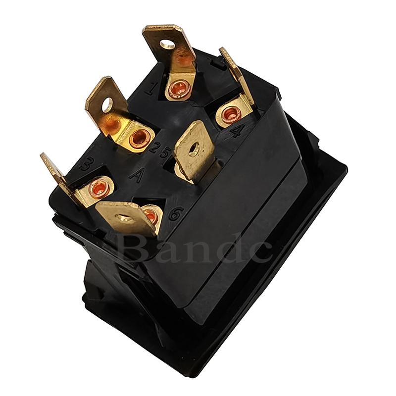 ARROWS 6Pin (ON)-OFF-(ON) DPDT Momentary Switch12V UP/DOWN Polarity Reverse Rocker Switch for ARB/Carling/NARVA Replace