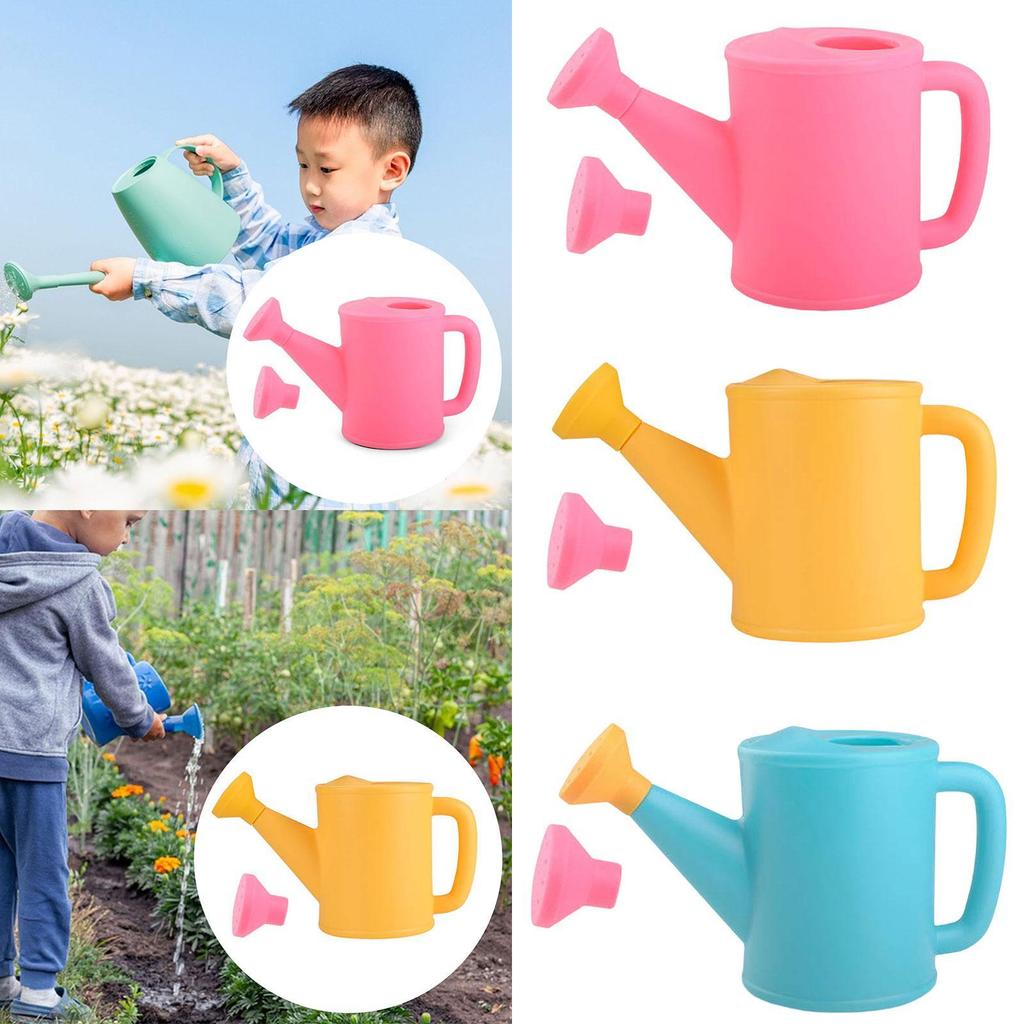 Small Watering Can with Sprinkler Head Sprinkling Kettle for Lawn Kids Farm