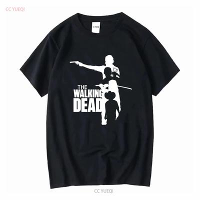 4 W D CHARACTERS MENS T SHIRT WALKING DIXON DEAD DARYL GRIMES MICHONNE S 5XL Long or Short Sleeves Vintage Washed Streetwear