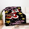 Sylvester Christmas Phone WallpaperBlanket Flannel Throw Blanket for Sofa, Bed, Travel, Camping, Office