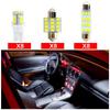 Car Interior Lighting Kit 24PCS T10 LED Set for Dome Map License Plate Door and Trunk Lights with Wide Application Range