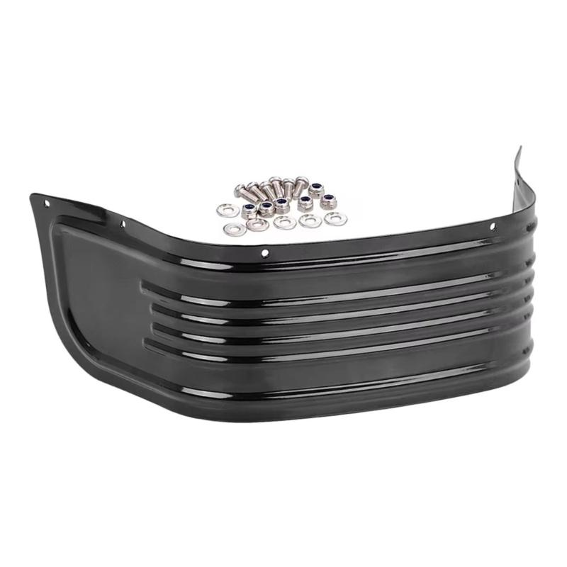 Front Ribbed Trim Cover Motorbike Modification Accessories Front Skirt Trim Cover for FLSTC 1986-2008 чёрный